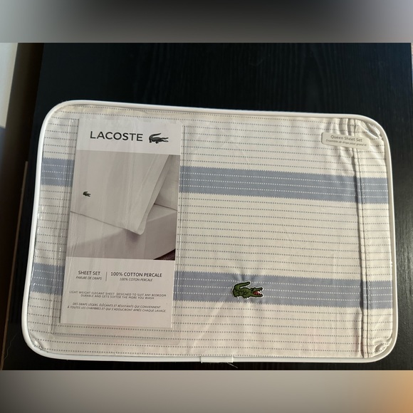 Lacoste Bedding Lacoste Queen Sheet Set Poshmark
